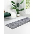 thumbnail image 3 of Rugs.com Medina Collection Rug – 5 Ft Runner Steel Gray Medium Rug Perfect For Hallways, Entryways, 3 of 9