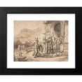 thumbnail image 2 of Nicolaes Maes 24x18 Black Modern Framed Museum Art Print Titled - Jacob Receiving Joseph's Blood-Stained Cloak (ca. 1653), 2 of 5