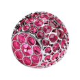 thumbnail image 2 of Hugtrwg Solar LED Hueco Al Aire Libre Impermeable Pavo Real Jardín Patio Lámpara (rojo), 2 of 8