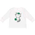 thumbnail image 3 of Inktastic St Patricks Day Irish Kitty Cat Girls Long Sleeve Toddler T-Shirt, 3 of 5