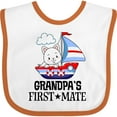 thumbnail image 3 of Inktastic Grandpa First Mate Grandchild Sailing Boys or Girls Baby Bib, 3 of 4