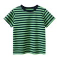 thumbnail image 3 of Camiseta TABNIX a rayas para niños, manga corta, 2 a 7 años, algodón, paquete de 4, 3 of 7