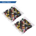 thumbnail image 3 of SPRING PARK 100Pcs Universal Auto Car Plastic Fastener Bumper Door Panel Fender Clips Rivet, 3 of 4