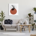 thumbnail image 2 of Design by Sisa Jasper Modern Elk Portrait Bold Red Terracotta Layered Circle 30 in x 40 in Painting Canvas Art Print, by Stupell Home Décor, 2 of 5