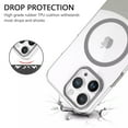 thumbnail image 2 of ELEHOLD for iPhone 16 Plus Magnetic Case,Compatible with Mag Safe Accessories, Not-Yellowing Hard Transparent Back Slim Shockproof Protective Case for iPhone 16 Plus,Gray, 2 of 8