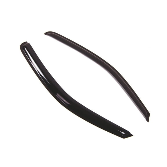 TuningPros Outside Mount Window Visor Deflector Smoke Tinted 2 Pcs Set For 2005-2016 Nissan Frontier King Cab