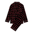 thumbnail image 4 of Valentine's Day Pajamas Sets for Women Cotton Button Down Pj Set Cute Heart Print Long Sleeve Shirt and Pajama Pants Lounge Sets, 4 of 4