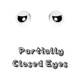 thumbnail image 2 of LEGO Parts and Pieces - 50 Pcs Mixed Lot of White 1X1 Tile (Full Eyes, Partially Closed Eyes, and Closed Eyes) Plus Minifigureland Tile, 2 of 5