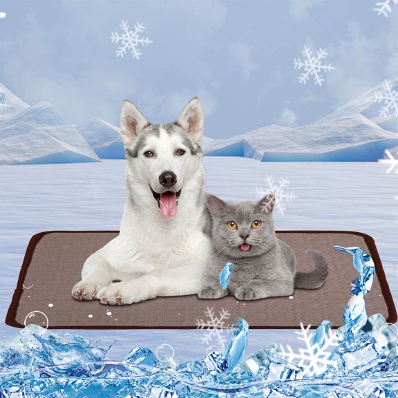 Pet Cooling Mat,Ice Silk Pet Cooling Mat,Dog Cooling Pad,Cat Cooling Blanket,Summer Pet Cooling Cushion,Breathable Pet Cooling Mat,Washable Pet Cool Blanket,Pet Bed Sofa Car Seat Cooling Mat
