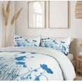 thumbnail image 6 of Ambesonne Blue White Duvet Cover Sets, Wildflowers Blooms, 2-King, White Blue, 6 of 7
