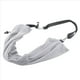thumbnail image 2 of Almohada de Viaje Rellenable para Equipaje Adicional, Tamaño Ajustable para el Cuello y Correa para el Hombro, de Terciopelo Suave, Sin Relleno Gris, 2 of 5