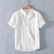 thumbnail image 2 of Camisetas de Manga Larga para Hombre Algodón Europa América Estilo Cuello de Soporte Boca Abierta Camisa de Manga Corta, Blusa de Poliéster Unisex, 2 of 6