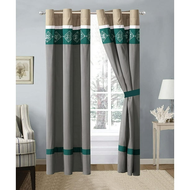 HGMart Bedroom Curtains Blackout Drapery Panels Microfiber Thermal