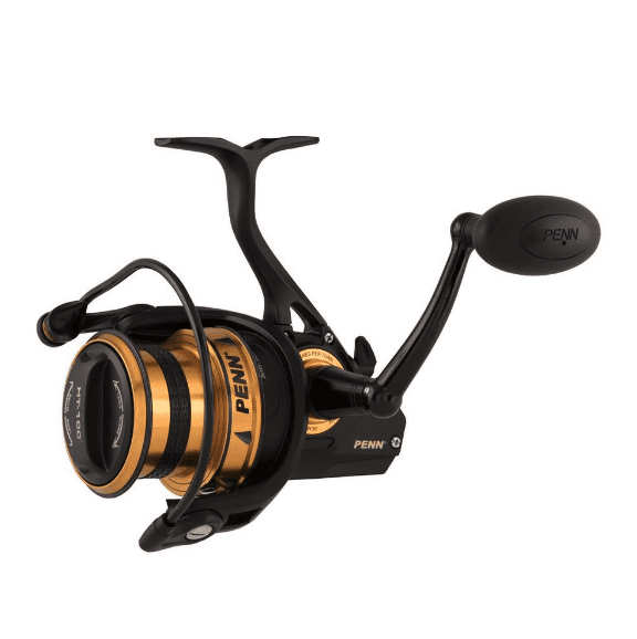 Penn Spinfisher VI Spinning Fishing Reel with 6 Bearings, Size 5500, Black/Gold