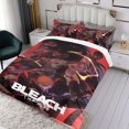 thumbnail image 3 of BLEACH Conjunto de sábanas temático, trío de piezas, cómodo y amigable con la piel, diseño único, regalo de decoración para el hogar para familiares, amigos y fans,140cm *210cm, 3 of 6