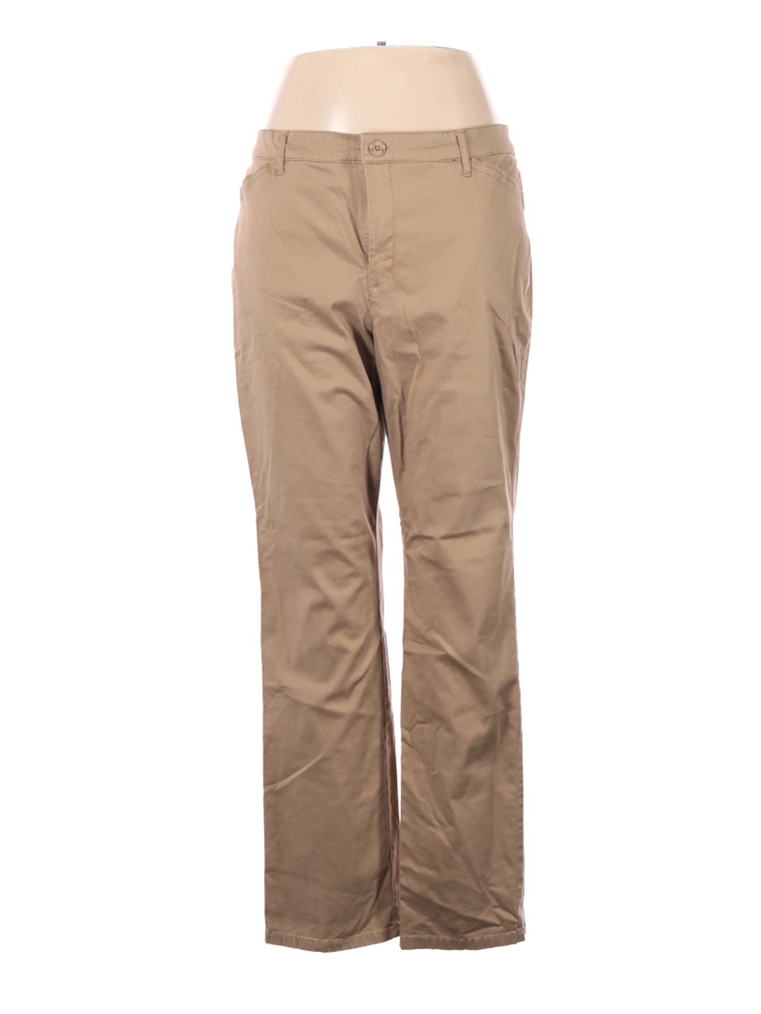 gloria vanderbilt khaki unltd pants