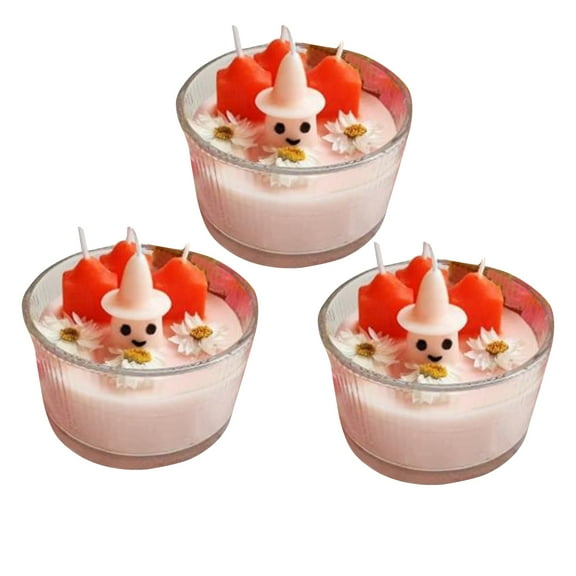 Pink Ghost Candle, Cupcakes and Cashmere Pink Ghost Graveyard Candle, Pink Ghost Scented Candle, Pink Cowgirl Ghost Candle, 2024 New Halloween Cute Ghost Candles, Halloween Decorations