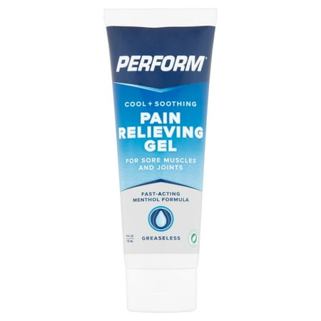 Perform Cooling Pain Relief Gel For Muscle Soreness, Post-Workout Aches, Joint Pain, Arthritis, and Back Pain, Non-NSAID Pain Reliever for Cold Therapy, Cryotherapy Topical Analgesic, 4 oz. (Best Treatment For Arthritis)