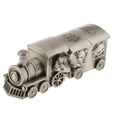 thumbnail image 1 of yuksok Retro Train Bear Baby Kids Curl Tooth Box Save Box Keepsake Baby Shower Gift, 1 of 8