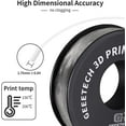 thumbnail image 2 of Geeetech TPU 3D Printer Filaments for 3D Printers, Transparent, 2 of 5