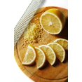 thumbnail image 3 of Lemon Zester, Cheese Grater, Parmesan Cheese, Ginger, Garlic, Chocolate, With Razor-Sharp Stainless Steel Blade, Protective Cover and Cleaning brush, Dishwasher Safe，Black, 3 of 6