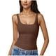 thumbnail image 3 of Blusas para mujer,Camiseta sin mangas para mujer, cuello redondo, informal, mezcla de algodón suave, ajuste cómodo para uso diario, sopatenor, 3 of 9