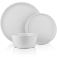 thumbnail image 2 of Stone Lain Albie Rustic Stoneware Dish Set, 32-Piece Round Dishes for 8, Snow White, 2 of 9