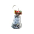 thumbnail image 1 of Bewildely Adornos de campana, decoraciones de campana doradas versátiles, colores fáciles de combinar, ideales para celebraciones de árboles, Decoración del hogar plata, 1 of 2