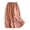 Pink, variant on Women's Casual Midi Skirt, Solid Color Elastic Drawstring Waist Long Skirt, Loose Fit Flowy Cotton Linen Blend Skirt for Beach Holiday and Daily Wear Orange L