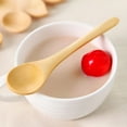 thumbnail image 6 of ACDANC 6Pcs Wooden Spoon Mini Size Multi-Purpose, Honey Teaspoon Seasoning Coffee Tea Sugar Salt Jam Spoons, Rounded Spoon Mouth Kitchen Wooden Spoon for Porridge, 6 of 7