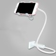 thumbnail image 3 of Inteprter Clip de soporte para teléfono celular Soporte de escritorio de cuello de cisne flexible Soporte de teléfono de brazo largo Teléfono y Comunicación Blanco 1.38 m, 3 of 6