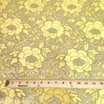 thumbnail image 3 of Metallic Carnation Floral Brocade Fabric 60" Sold By the Yard in Many Colors (Ivory / Gold), 3 of 3