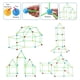 thumbnail image 3 of s de construcción fuerte para , fuerte, construcción de regalos, s de plástico para y niñas, tienda de juegos, bolas y palos de - Sin tienda sin carpa Sunnimix Bolas de construcción de fuertes para niños, 3 of 8