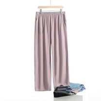 LIBRCLO Mens Pajama Pants Big and Tall Baggy Casual Loungewear Soft Comfortable Pajama Pants Open Bottom, Size XL