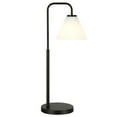 thumbnail image 2 of Evelyn&Zoe Henderson 27" Modern Metal Table Lamp with White Milk Cone Glass Shade, 2 of 7