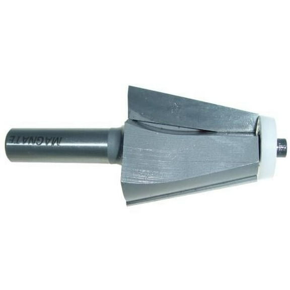 Magnate 3126 Bevel Undermount Bowl Router Bit - 12 Degree, 1-3/4" Cutting Height, 1-5/8" Overall Diameter, 1-3/4" Shank Length, BR-63 Bearing