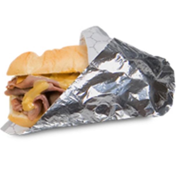 12 x 12 in. Foil Sandwich Wrap Paper, Silv