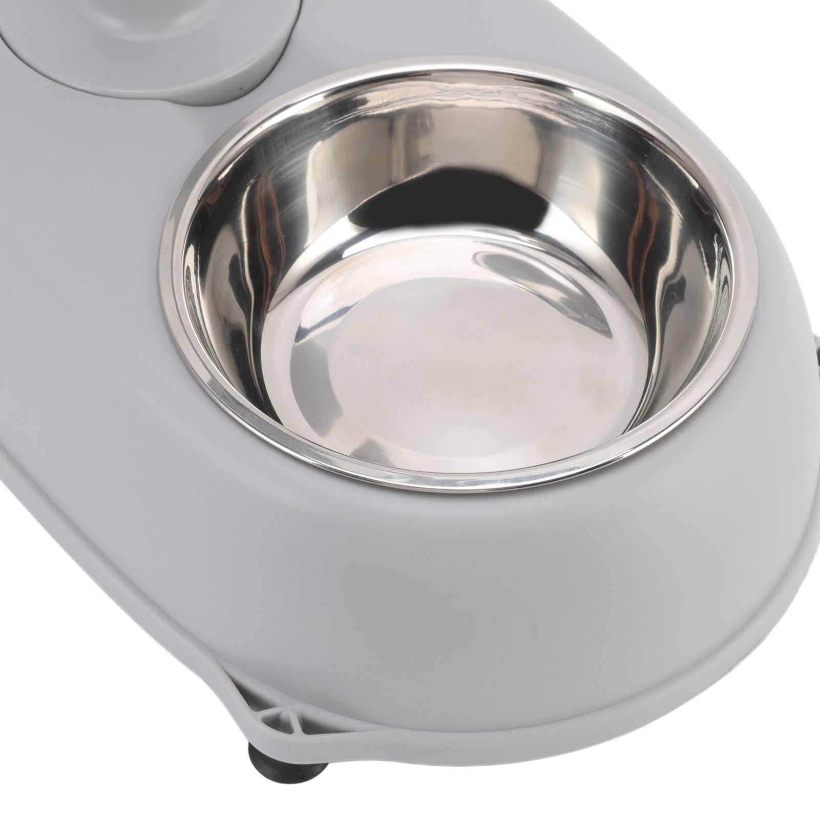 Pet Standing Water Dispenser Bowl 500ml Multifunctional Detachable Height Adjustable Automatic Feeder