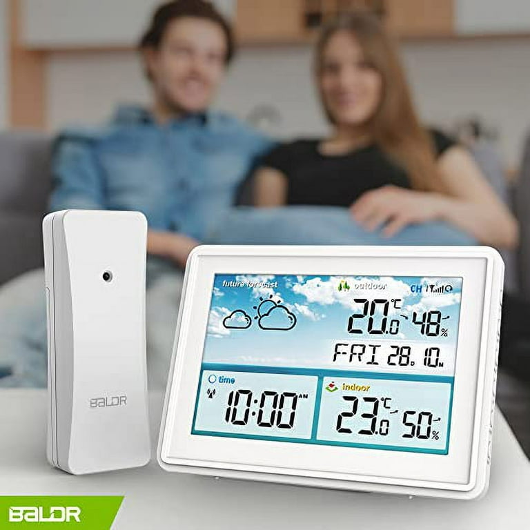 BALDR Wireless Indoor-Outdoor Weather Station, Personal Weather Station for  Home Monitoring & BALDR Wireless Weather Station Outdoor Remote Sensor 