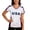 White-us, variant on NordicNest Women Soccer Sports Fans Outdoor T-Shirts Athletic Slim Fit Activewear Tee Soccer Shirt