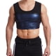 thumbnail image 5 of Camiseta sin mangas de sauna Qarigey compresión para hombres azul S/M, 5 of 6