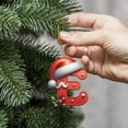 thumbnail image 3 of Dmlowu 26 Letter Christmas Ornaments for Christmas Tree - Initial Letter Christmas Tree Ornaments, Winter Christmas Decorations for Holiday Party Decor, DIY Holiday Name Pendant, 3 of 5