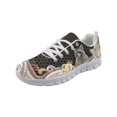 thumbnail image 4 of Chririnla Raccoon Floral Soft Running Shoes for Women and Men, Transpirable Mesh Low Top Sports Trainers for Walking Road and Hunting Work, 4 of 11