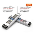thumbnail image 2 of AC -240 Driver For LED Strip Lights Adapter, DC 12V 24V Lighting Transformers, Switching Power Supply Connector 2A 3A 5A 10A ,Stable Output, 2 of 7