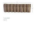 thumbnail image 3 of VHC Brands Rustic & Lodge Farmhouse Kitchen Window Curtains-Rory Valance, 16x72, Chocolate Brown, 3 of 5