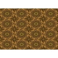 thumbnail image 1 of Ahgly Company Indoor Rectangle Patterned Bakers Brown Area Rugs, 5' x 8', 1 of 6
