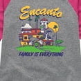 thumbnail image 3 of Disney's Encanto - Casa Family Is Everything - Toddler And Youth Girls Raglan Graphic T-Shirt, 3 of 5