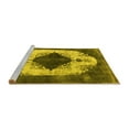 thumbnail image 2 of Ahgly Company Machine Washable Indoor Rectangle Oriental Yellow Industrial Area Rugs, 8' x 10', 2 of 4