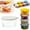 A, variant on 1 Pack 8oz Small Round Glass Containers with Lids,Clear Food Jars Airtight Glass Food Container for Food Portion,Overnight Oats,Pickles,Dipping Sauce,Snack,Yogurt,Meal Prep Containers,A