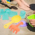 thumbnail image 2 of 1 juego de juguetes de playa para niños: juguetes para construir castillos de arena, juguetes para excavar en la arena, juguetes de arena portátiles, 2 of 8